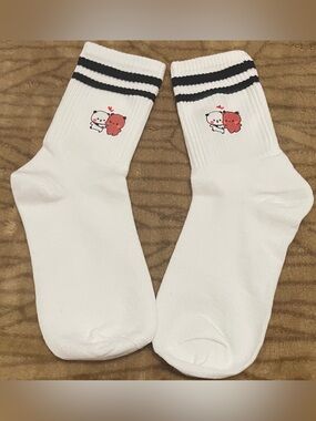 Bubu and Dudu Socks - panda and bear socks design 2